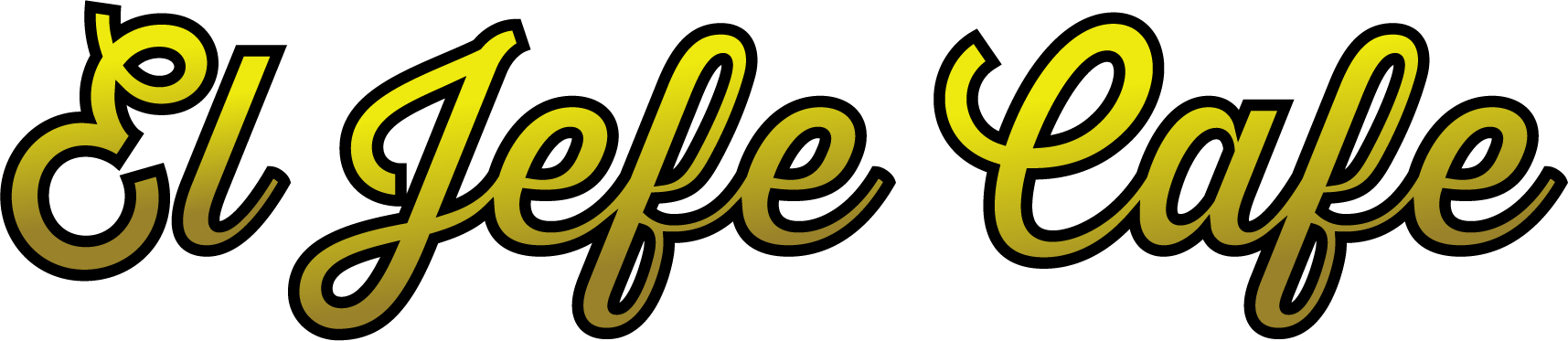 El Jefe Cafe stylized text